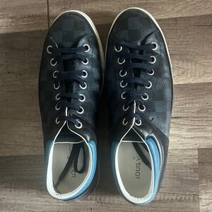 Louis Vuitton Unisex Dark Blue Sneakers